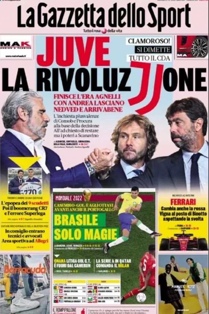 Gazzetta 29-11-2022