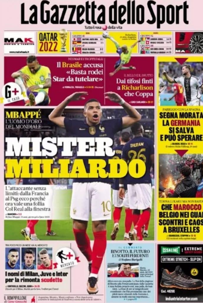 Gazzetta 28-11-2022