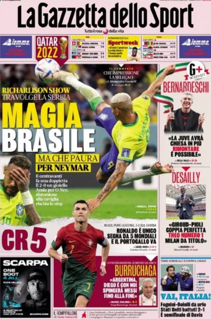 Gazzetta 25-11-2022