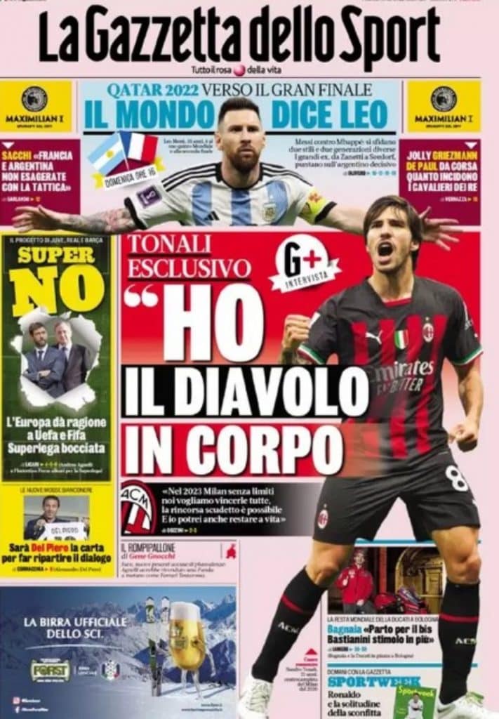 Gazzetta 16-12-2022