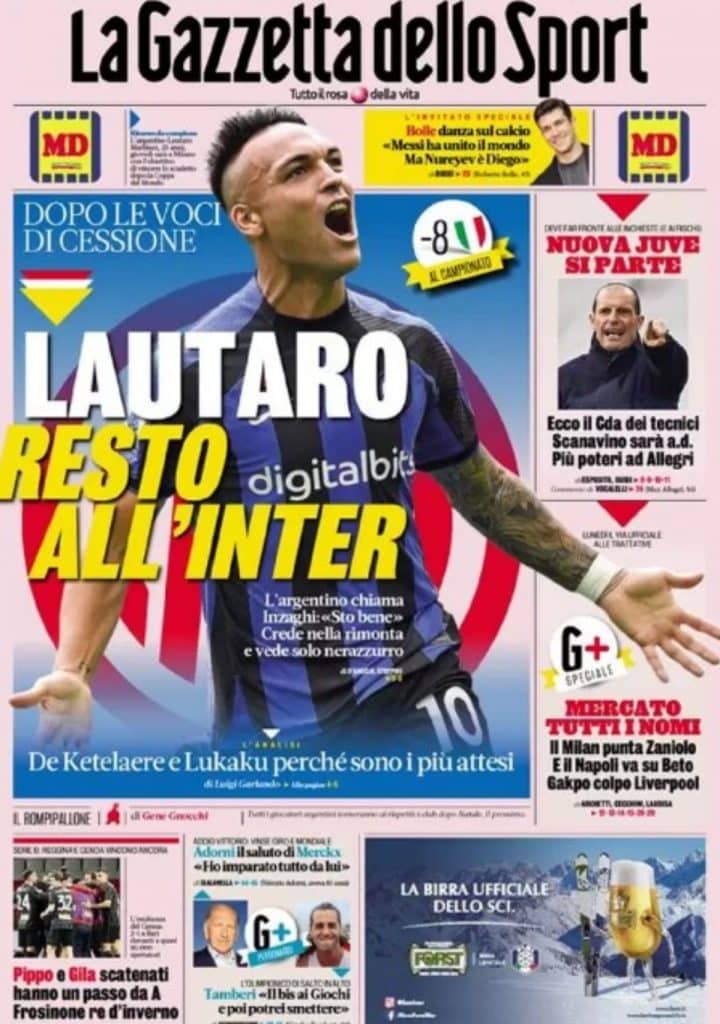 Gazzetta 27-12-2022