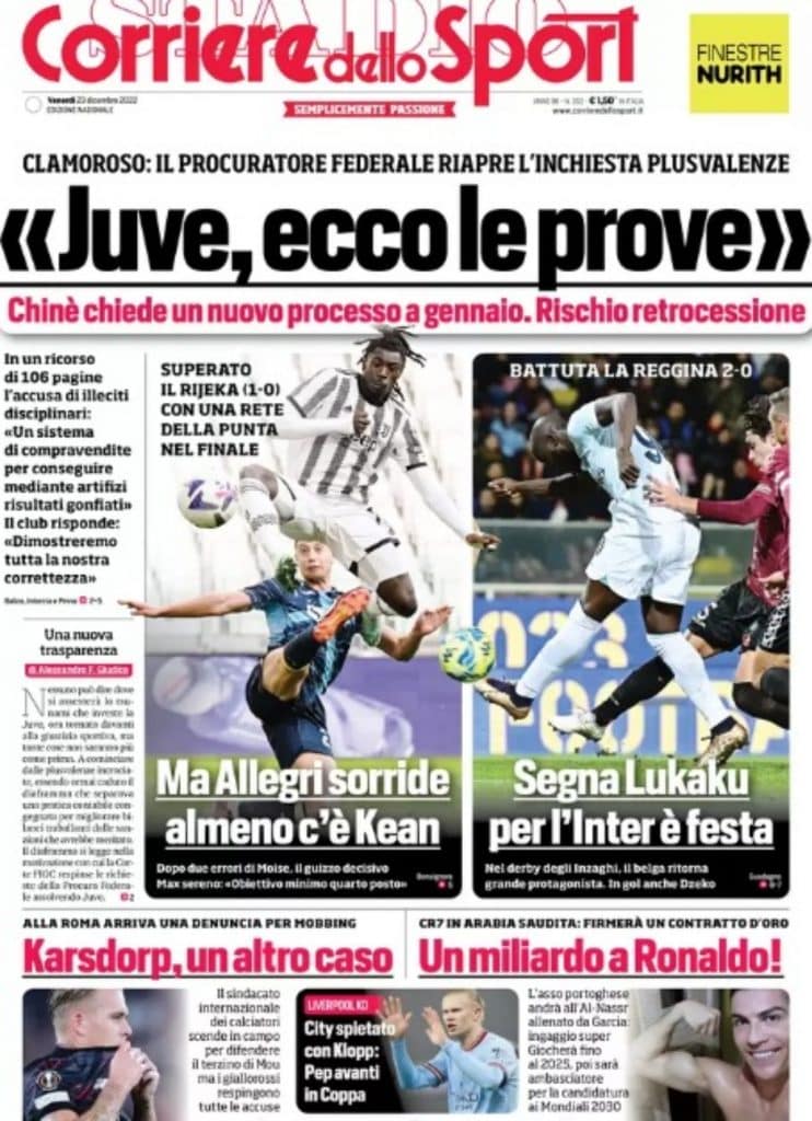 Corriere dello Sport 23-12-2022
