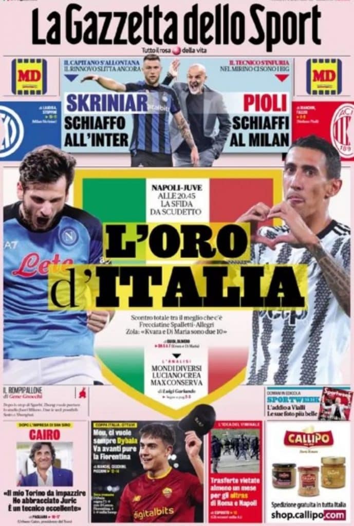 Gazzetta 13-1-2023