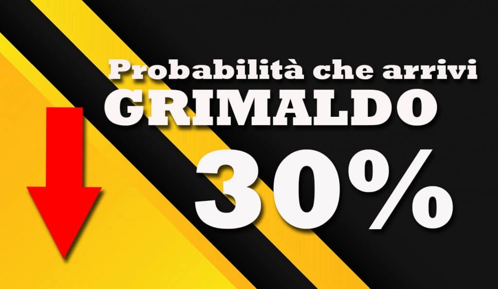 Probabilità che arrivi Grimaldo