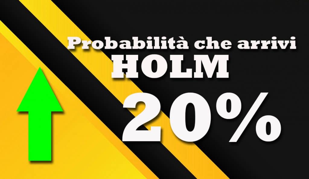 Probabilità che arrivi Holm