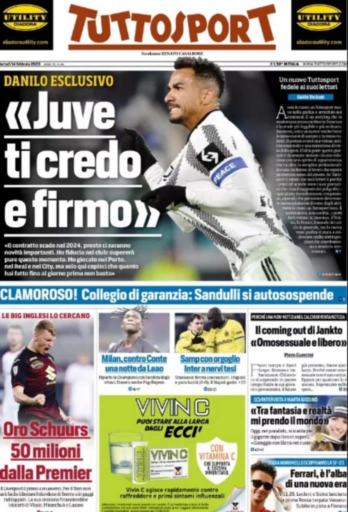 Tuttosport 14-2-2023