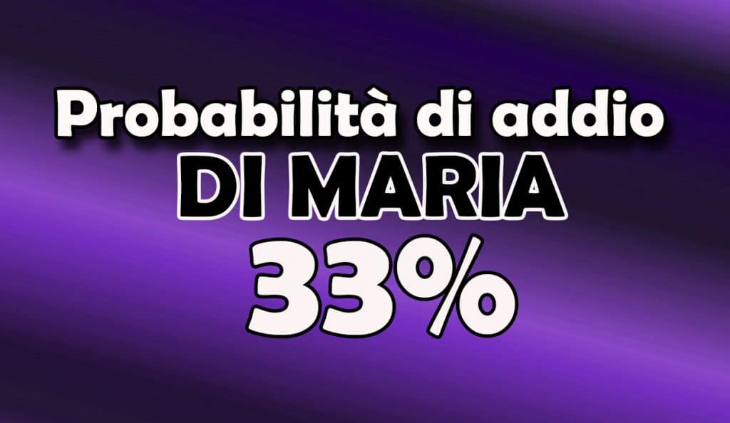 Percentuale addio Di Maria