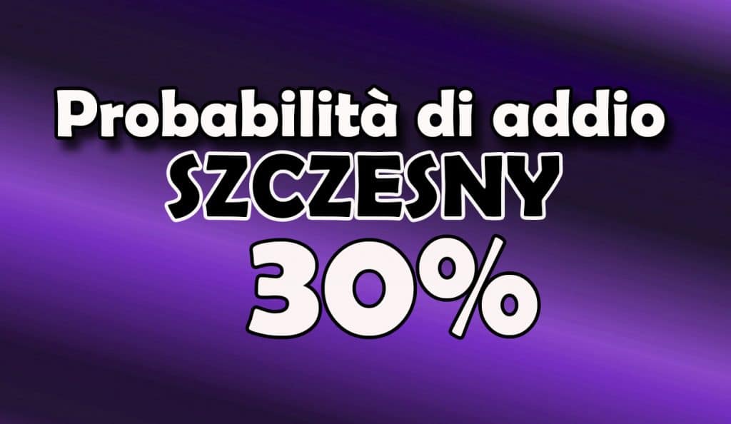 Percentuale addio Szczesny