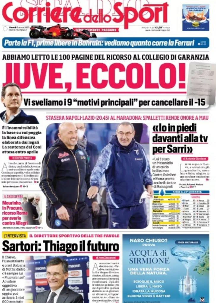 Corriere 3-3-2023