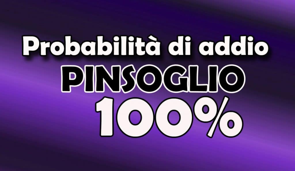 Percentuale addio Pinsoglio