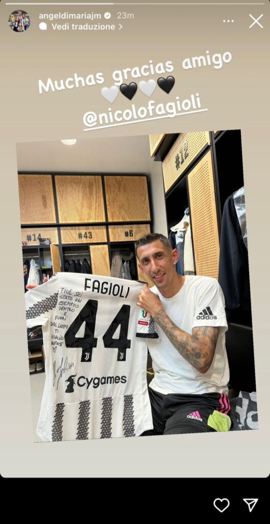 Angel Di Maria, Instagram