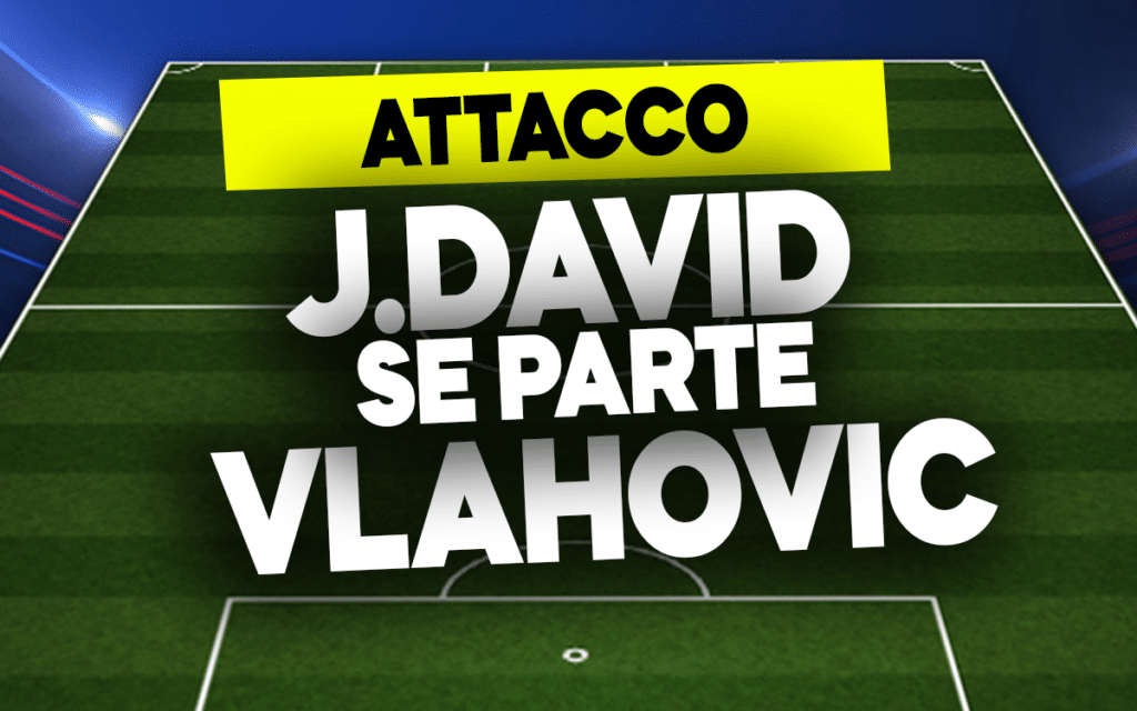 Jonathan David se parte Vlahovic
