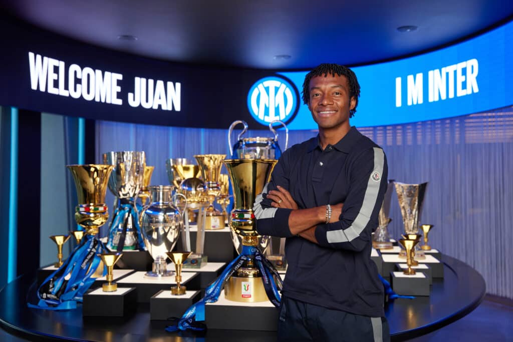 FC Internazionale Unveil New Signing Juan Cuadrado