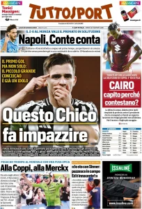 Prima pagina tuttosport