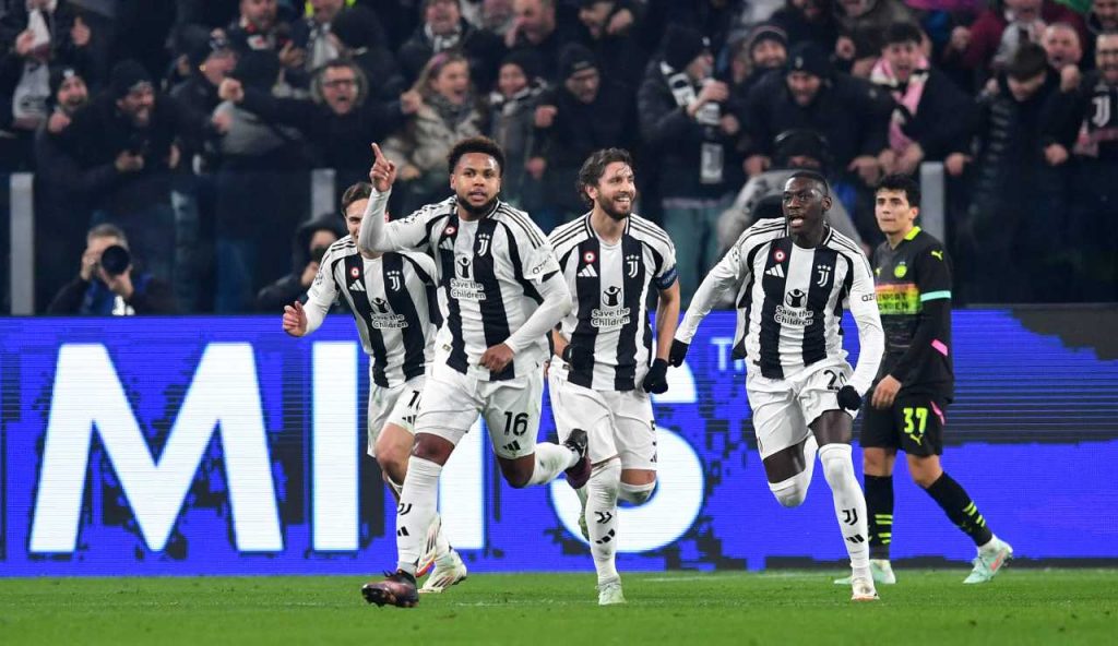 Esultanza Juventus
