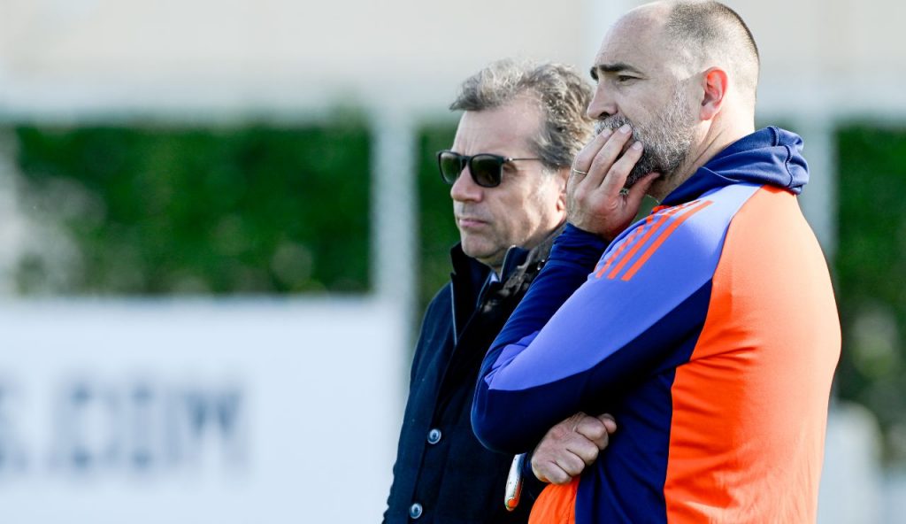 Cristiano Giuntoli e Igor Tudor