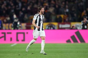 Il centrocampista della Juve Manuel Locatelli